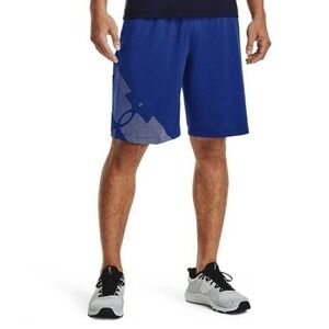 Under Armour Raid 2.0 Graphic Shorts Royal Blue Men Large UA Logo Athletic Sport